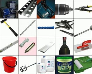 Инструменты для штукатурки стен