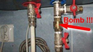 Обратный клапан для водонагревателя - обязательное условие установки!